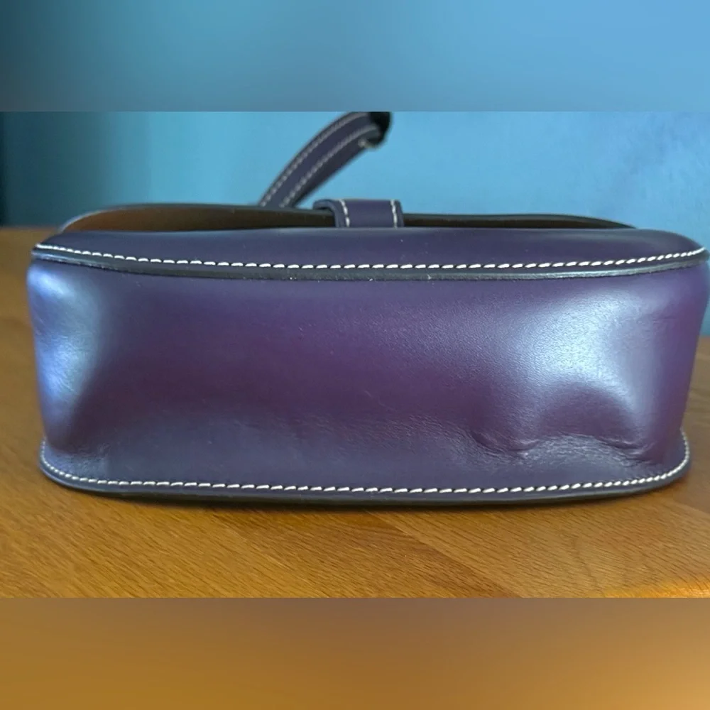 Dooney & Bourke Alto Collection Happy Bag Crossbody, Purple - Picture 7 of 9